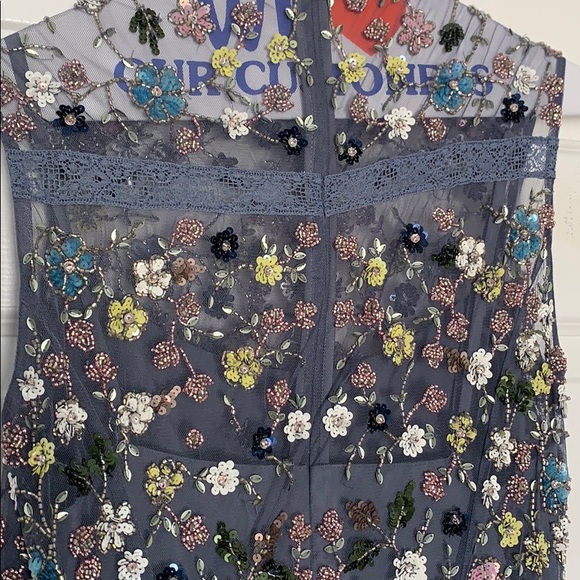 Needle & thread garden flower blue dress size 2 - Picture 13 of 16